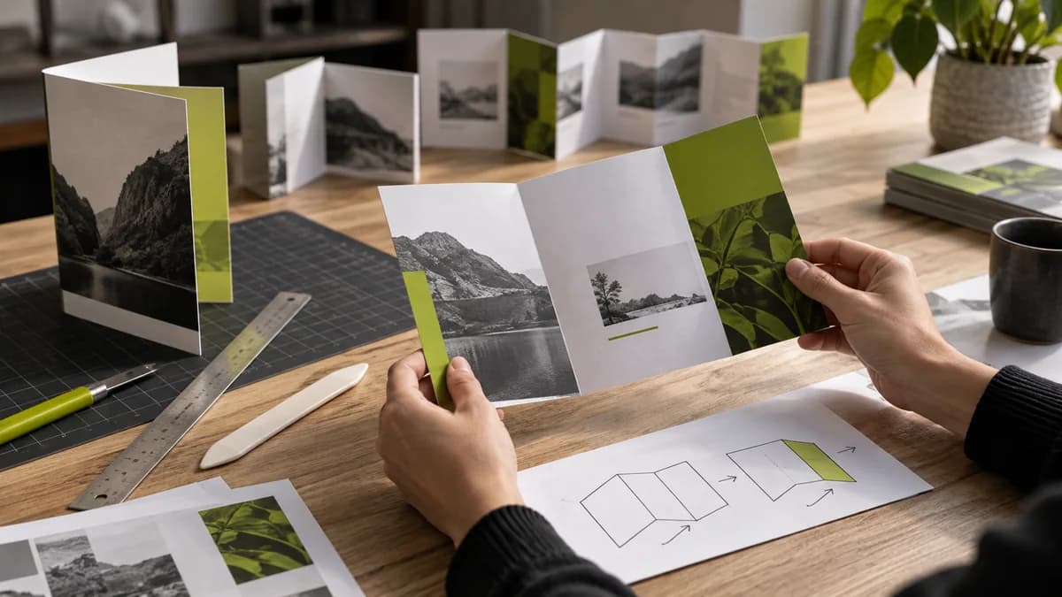 Combining Folding and Reading Order in Brochure Design — Selçuk Aker