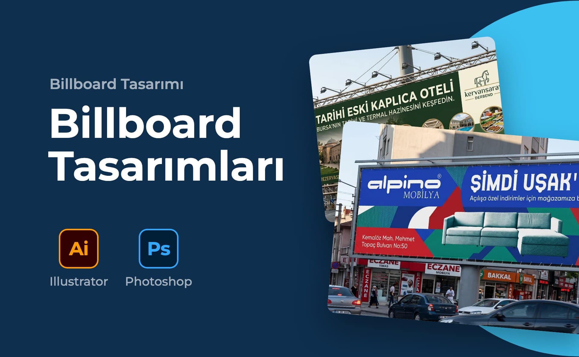 Billboard çalışmaları, Selçuk Aker