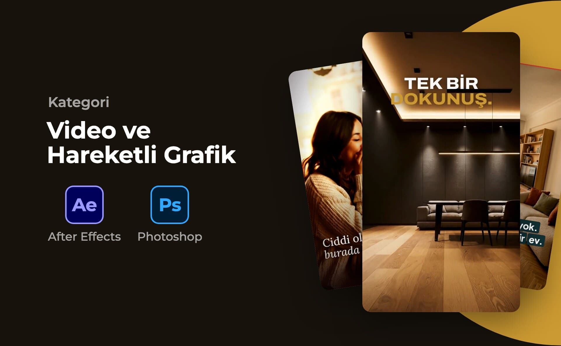Video ve Hareketli Grafik çalışmaları, Selçuk Aker