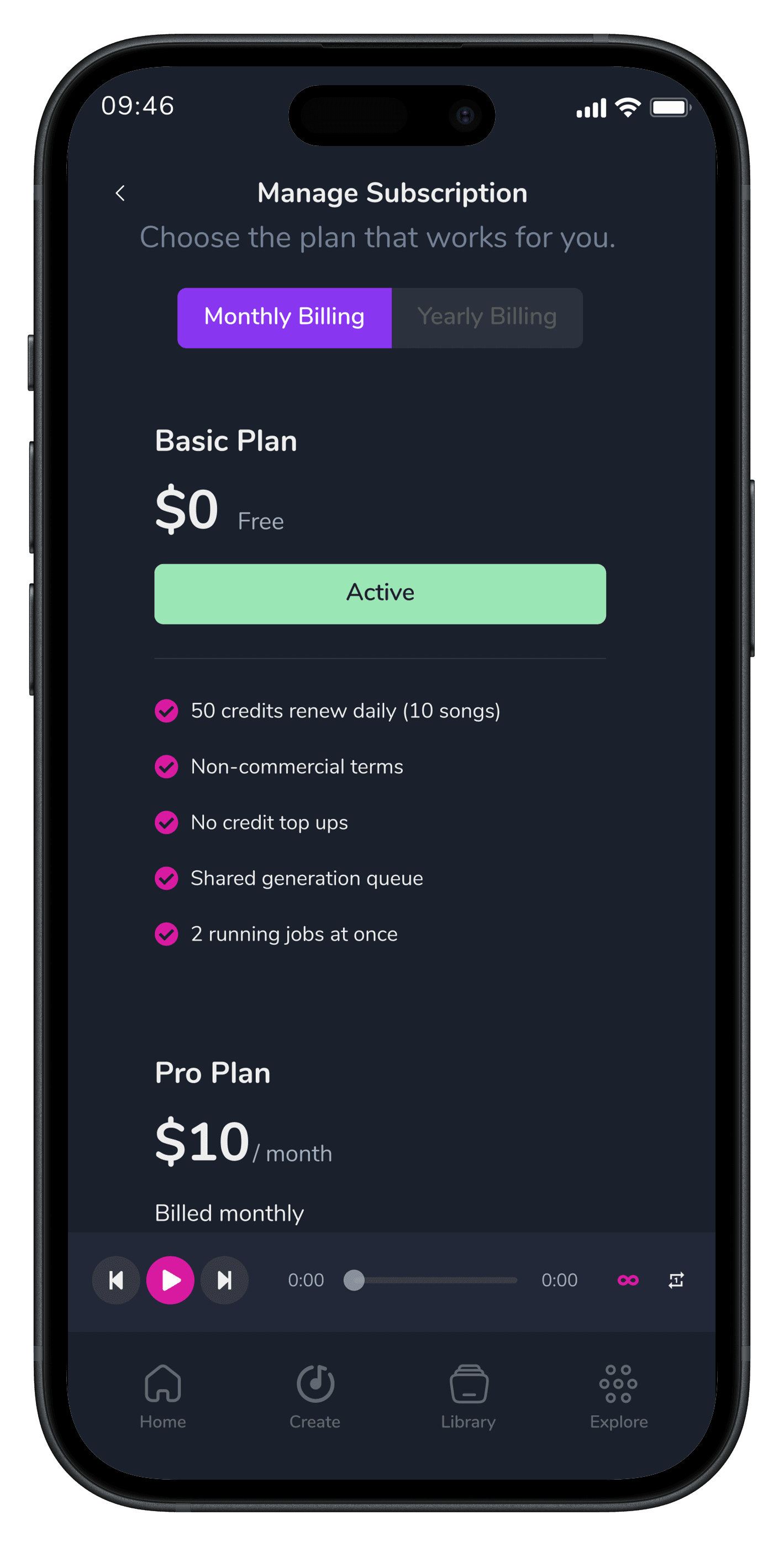 AI Create Music Mobile App — 6
