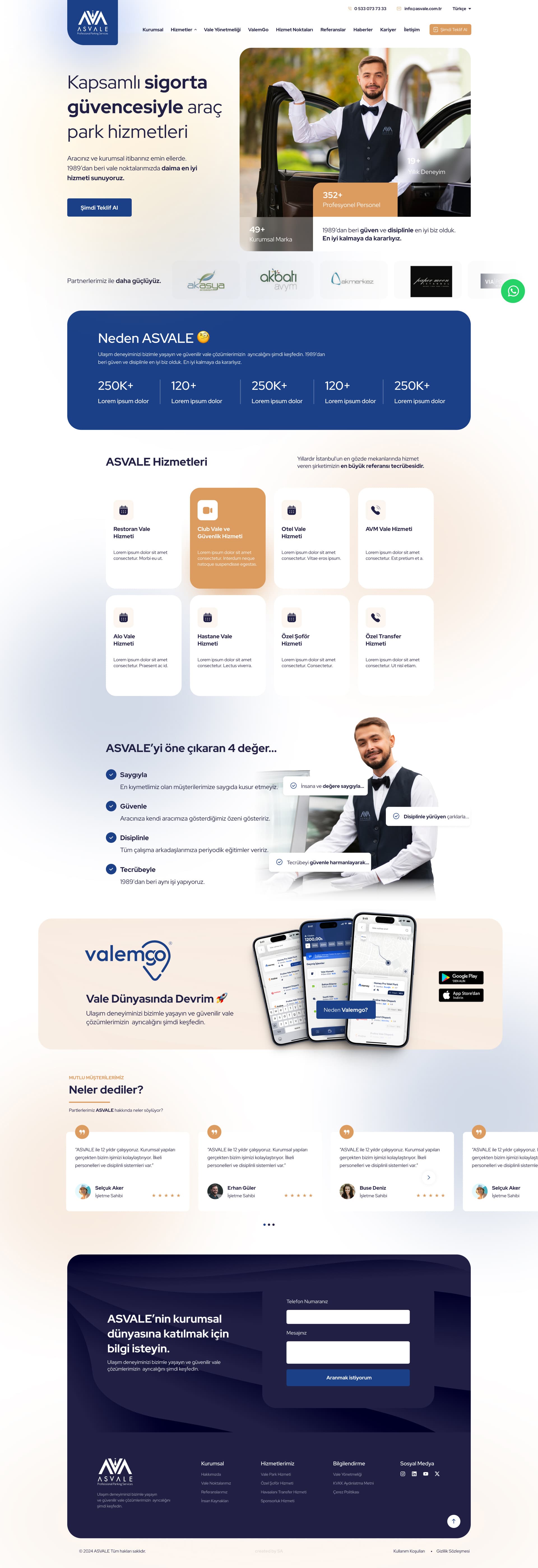 AS Vale Corporate Website — 1