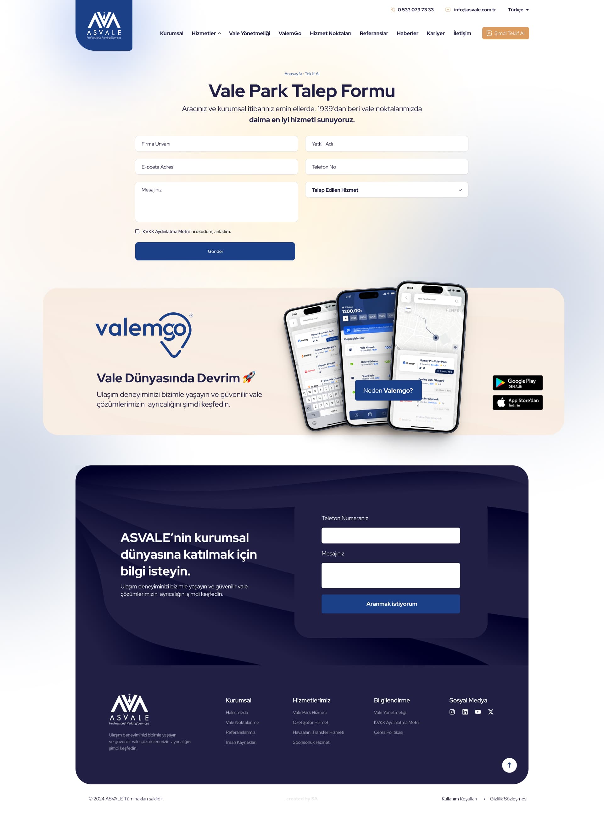 AS Vale Corporate Website — 7