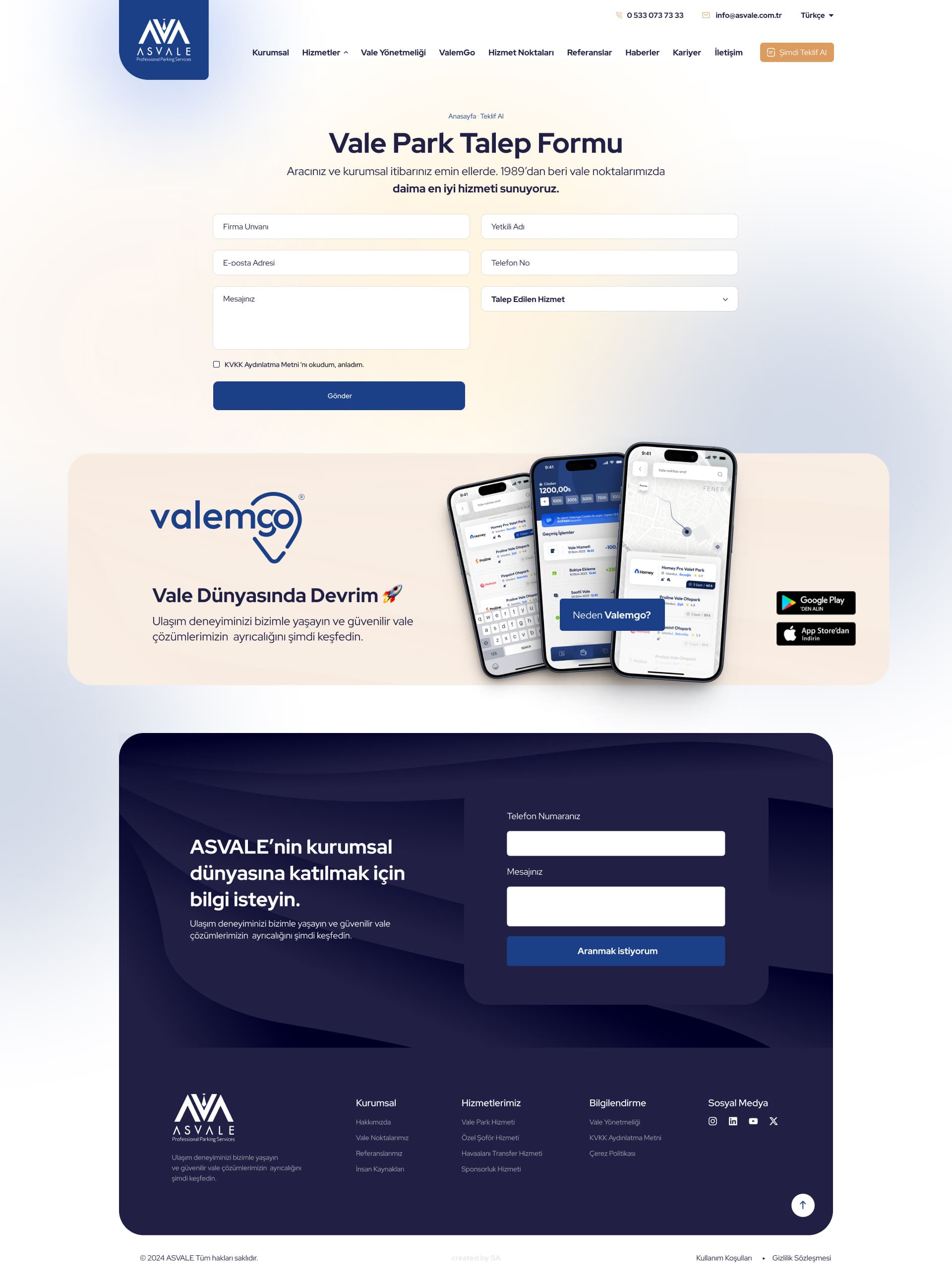 AS Vale Corporate Website — 8