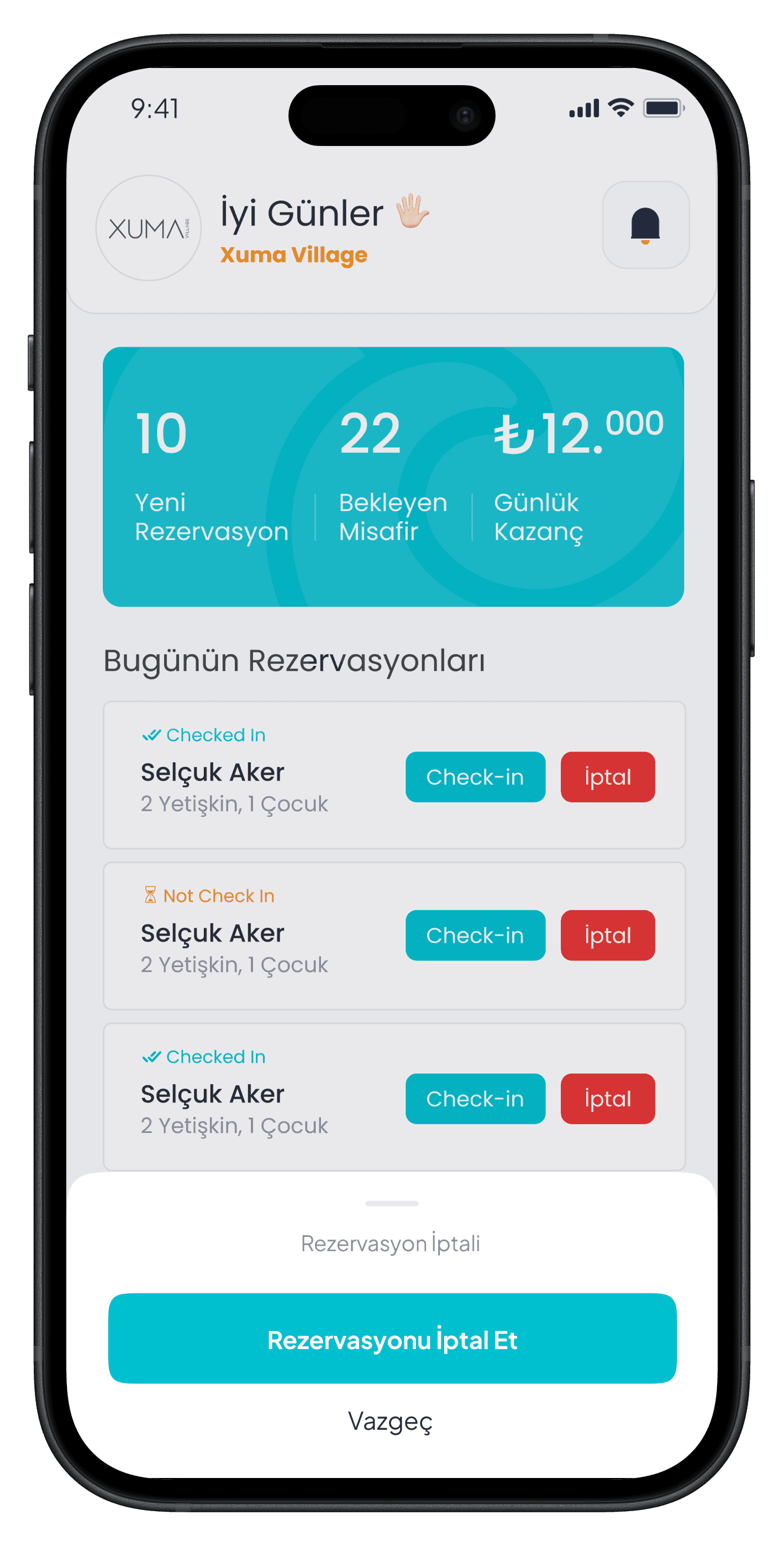 Beach Reservation Mobile App — 2