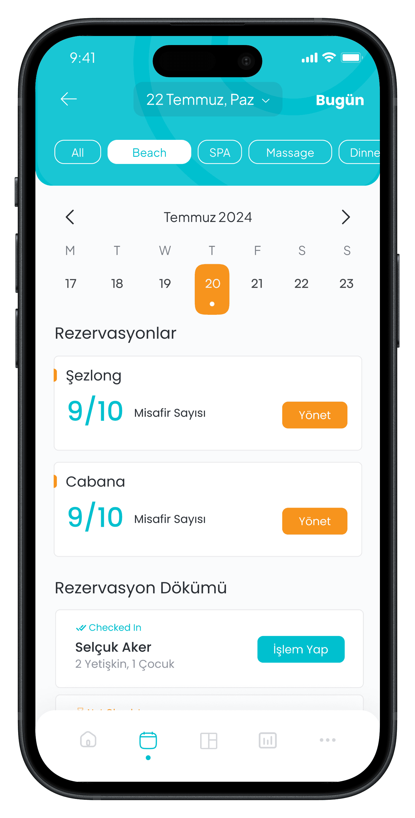 Beach Reservation Mobile App — 10