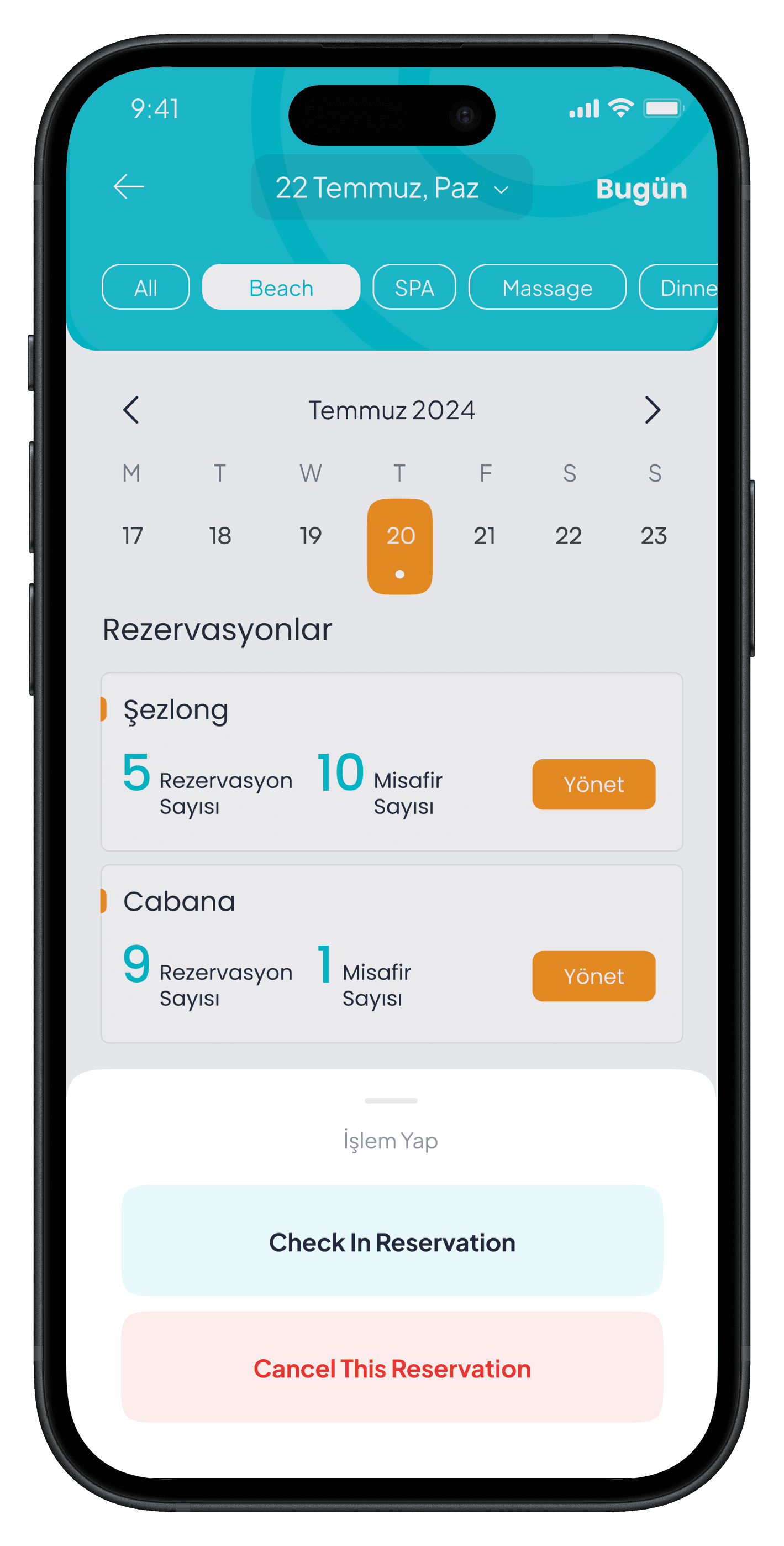 Beach Reservation Mobile App — 12