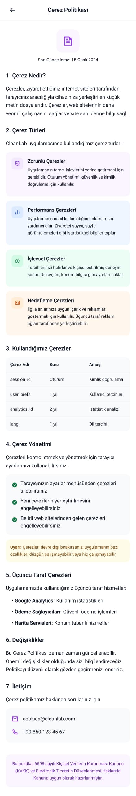 Clean Lab App — 124