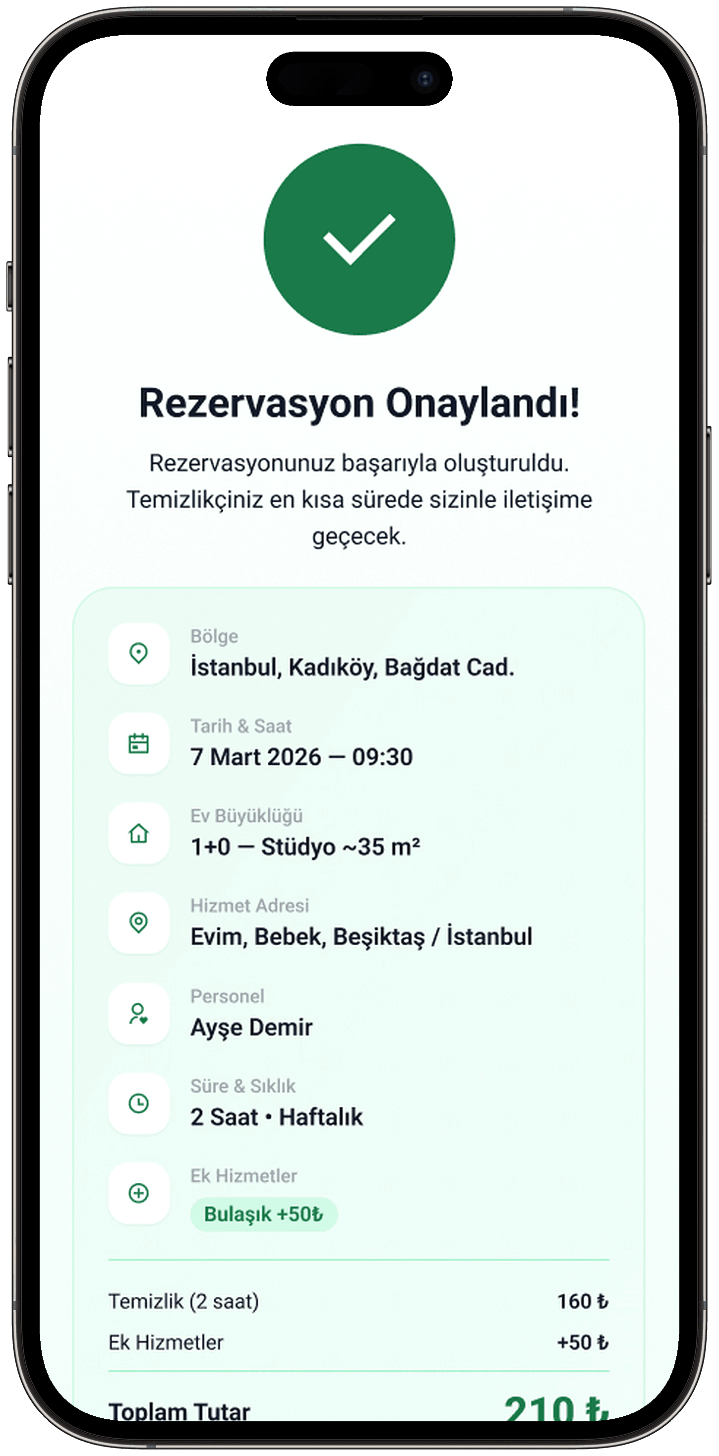 Clean Lab App — Mobil Uygulama tasarımı, detay 102, Selçuk Aker