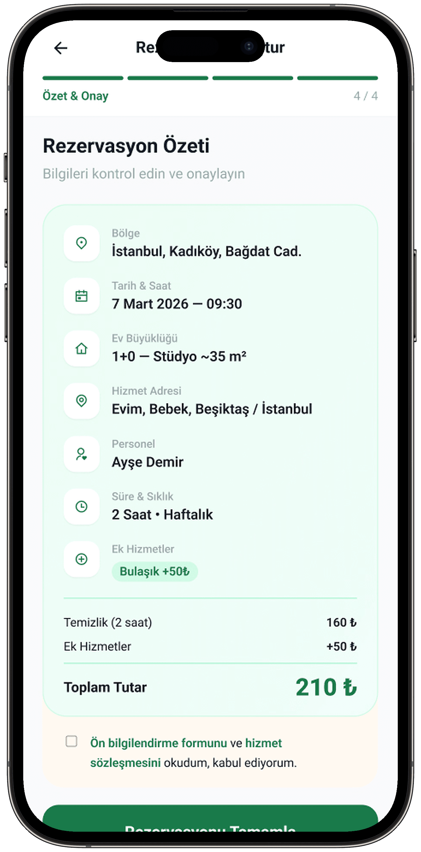 Clean Lab App — Mobil Uygulama tasarımı, detay 103, Selçuk Aker