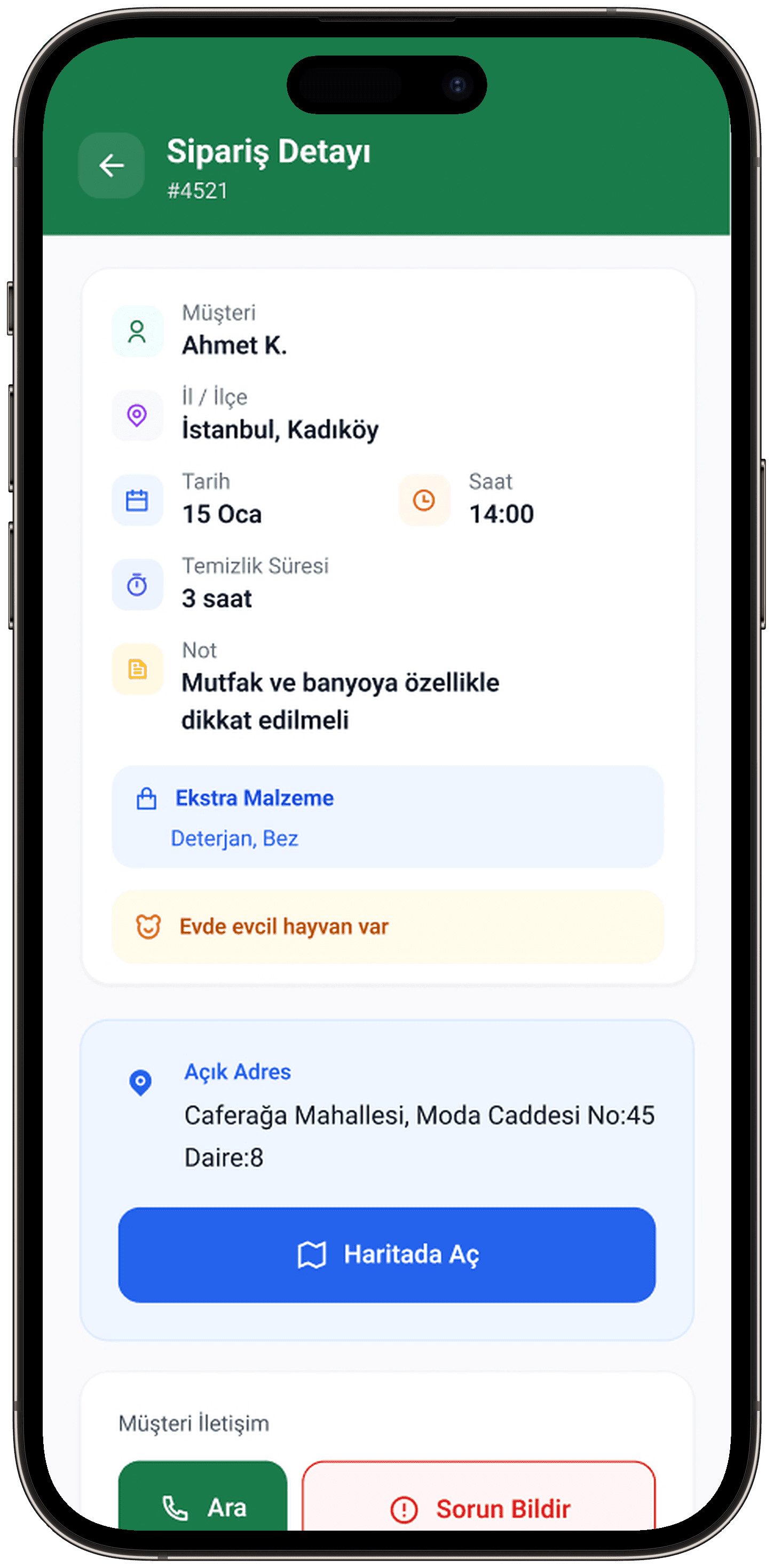 Clean Lab App — Mobil Uygulama tasarımı, detay 108, Selçuk Aker