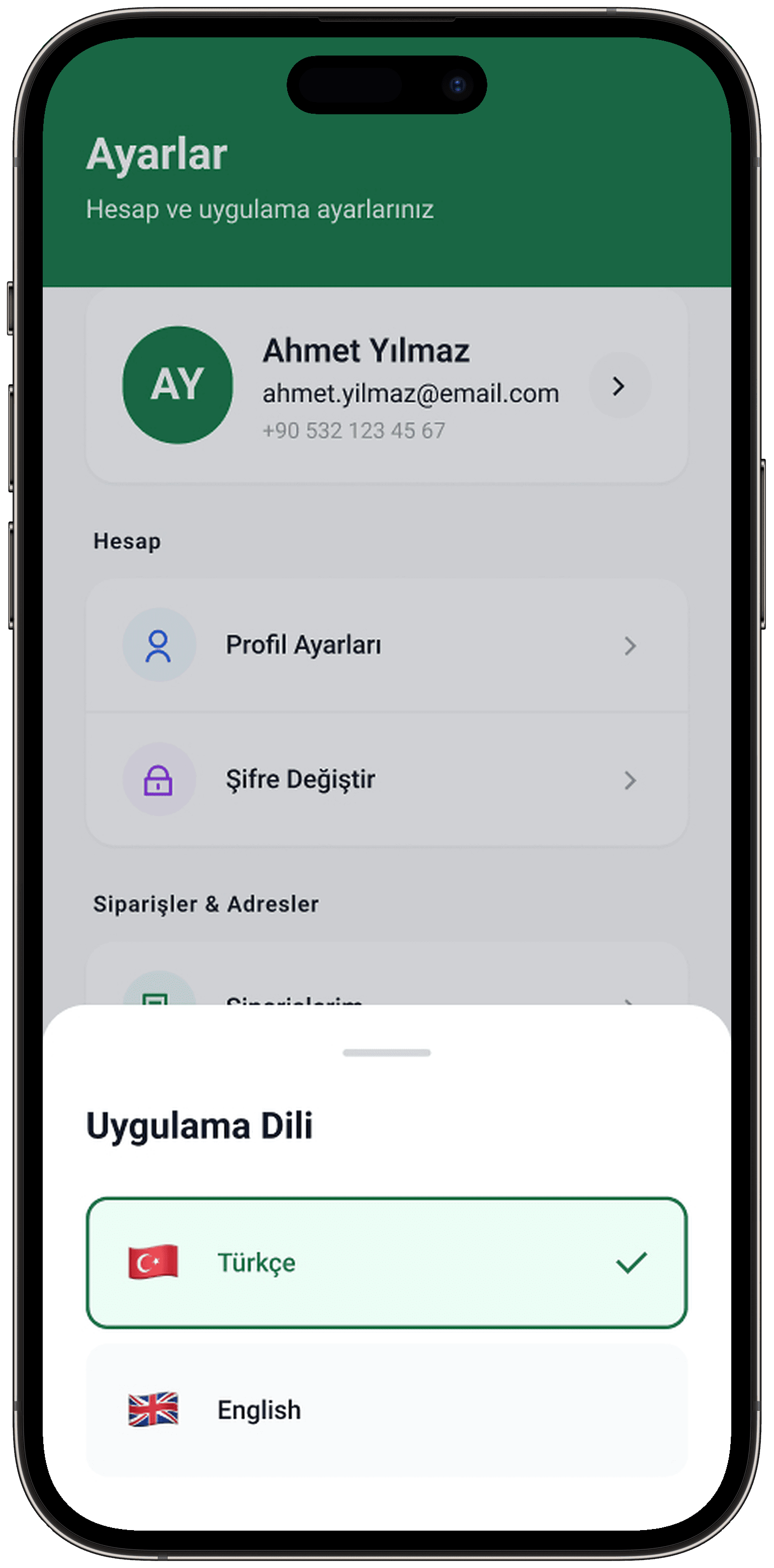 Clean Lab App — Mobil Uygulama tasarımı, detay 120, Selçuk Aker