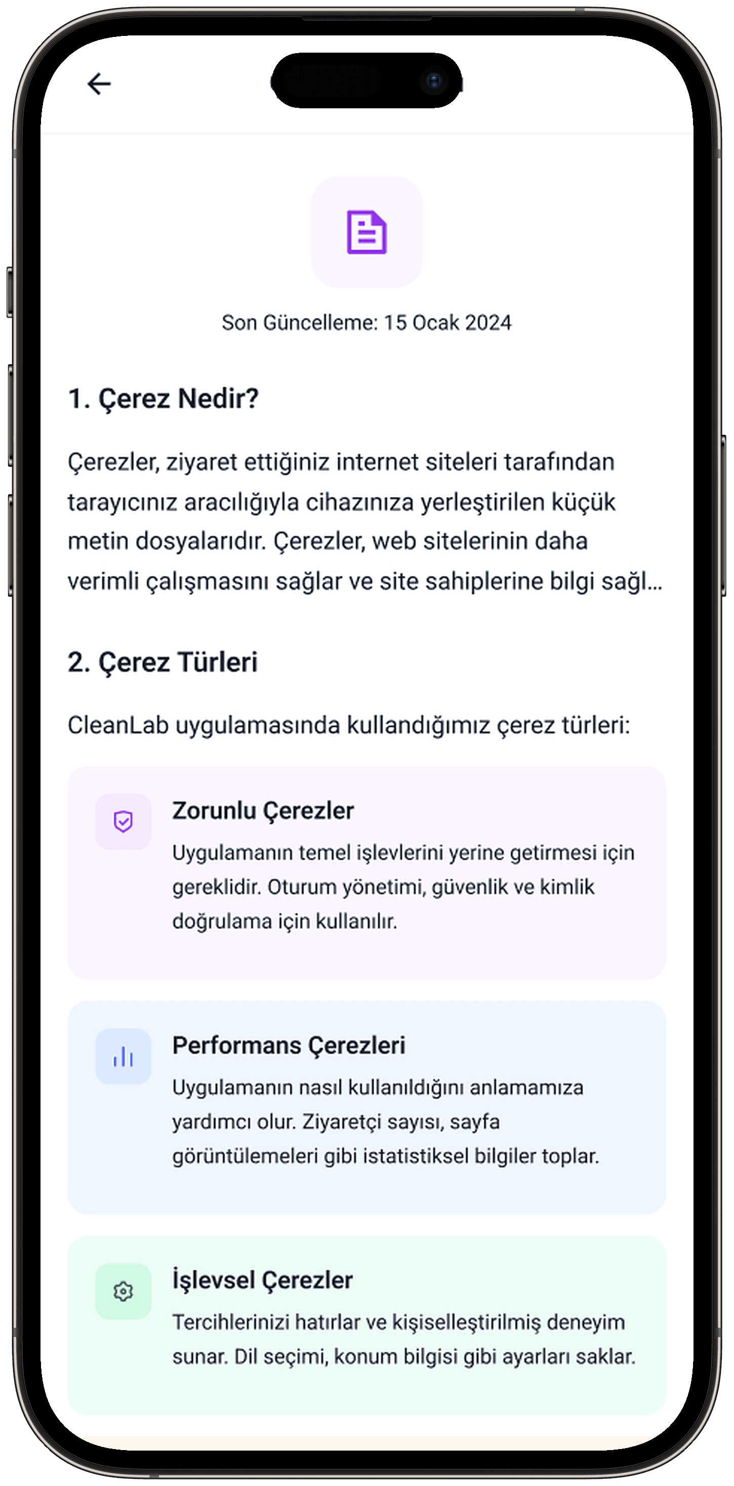 Clean Lab App — Mobil Uygulama tasarımı, detay 123, Selçuk Aker