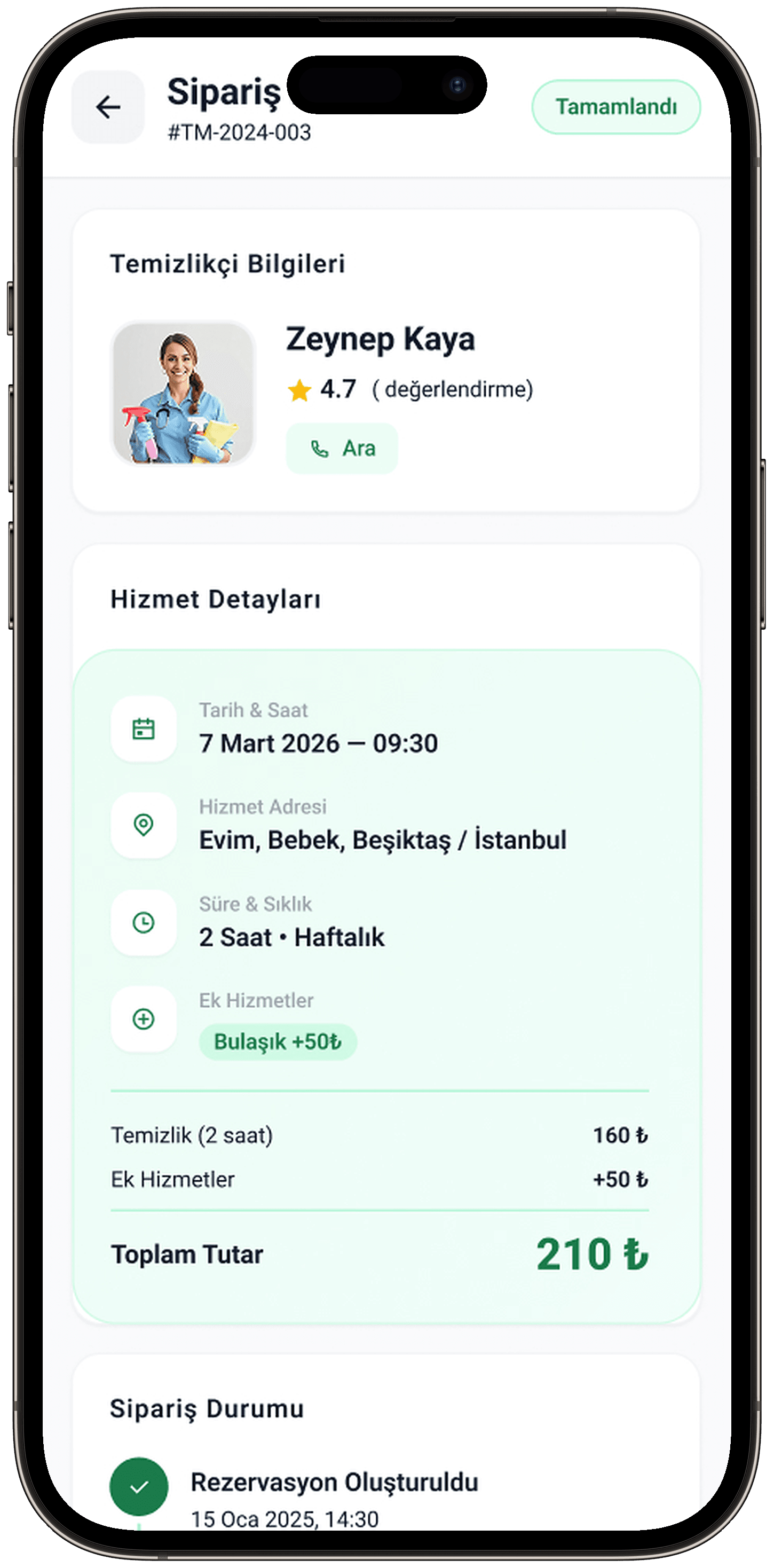 Clean Lab App — Mobil Uygulama tasarımı, detay 41, Selçuk Aker