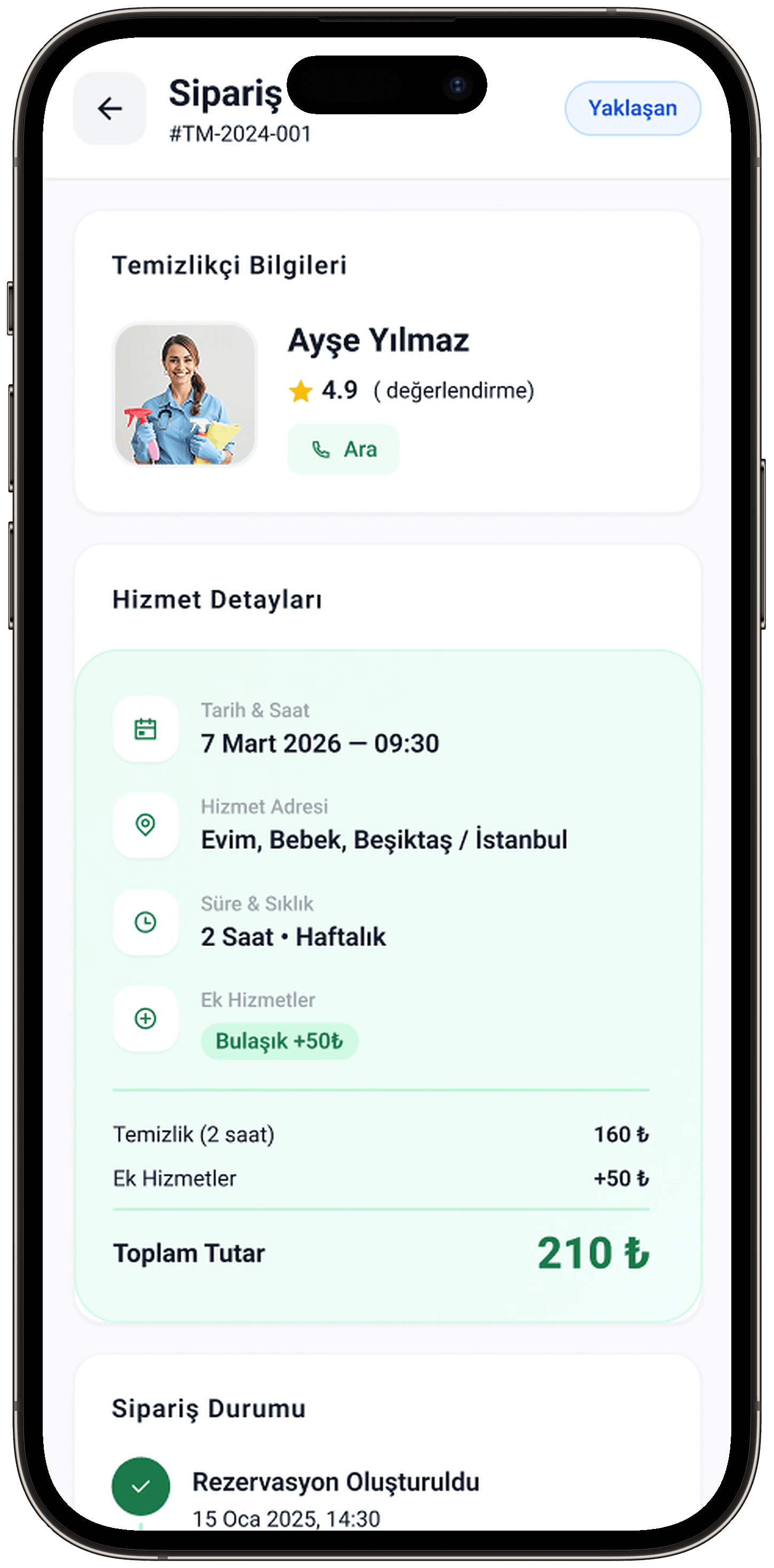 Clean Lab App — Mobil Uygulama tasarımı, detay 43, Selçuk Aker