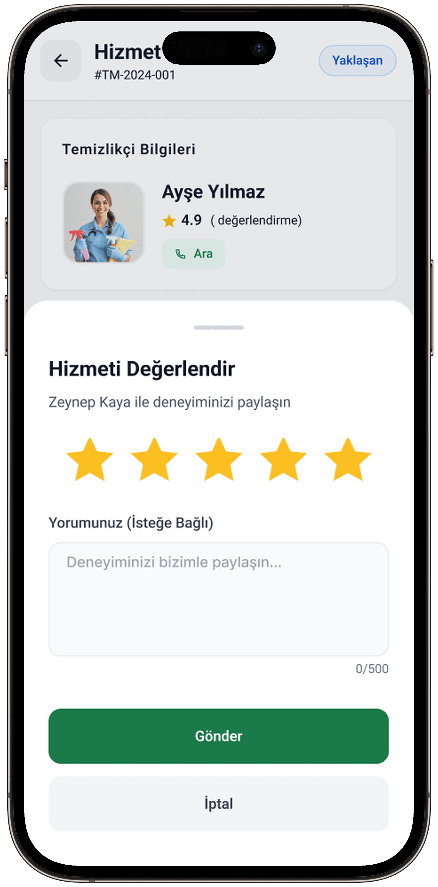 Clean Lab App — Mobil Uygulama tasarımı, detay 44, Selçuk Aker