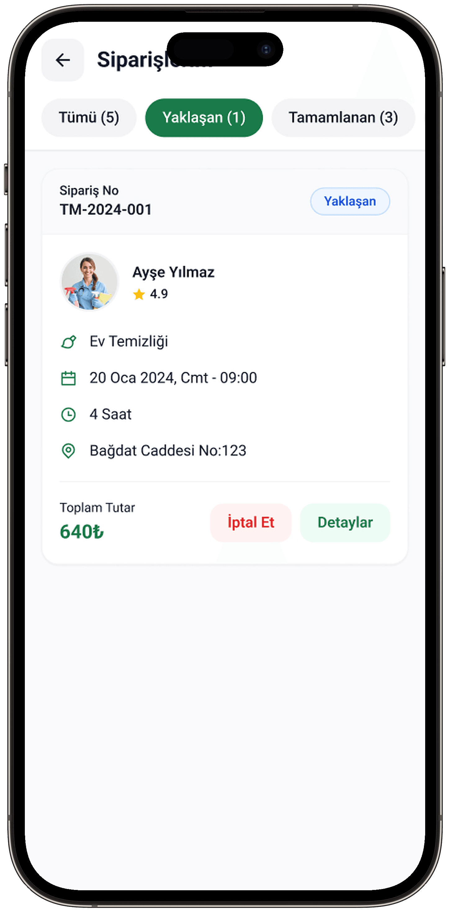 Clean Lab App — Mobil Uygulama tasarımı, detay 47, Selçuk Aker