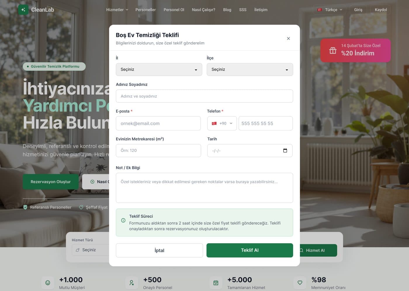 Clean Lab Web — 1