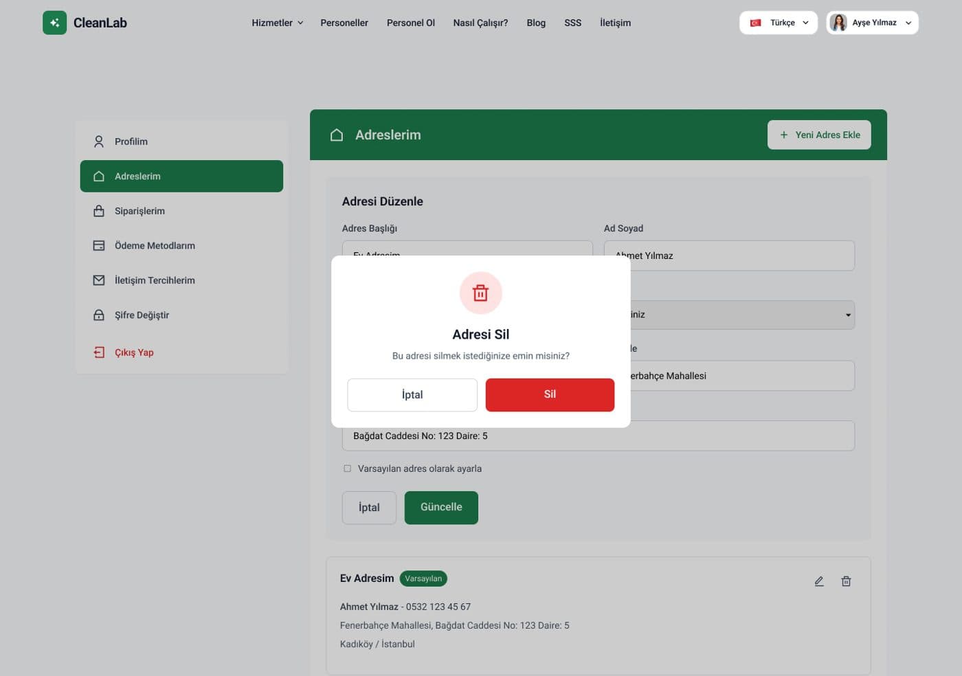 Clean Lab Web — 6