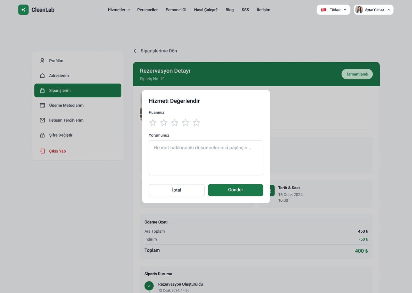 Clean Lab Web — 7
