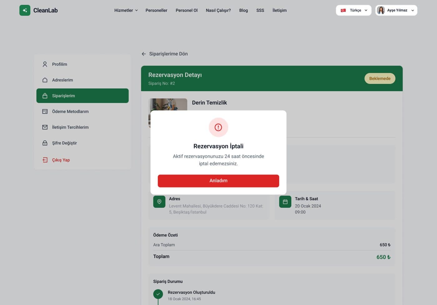 Clean Lab Web — 9