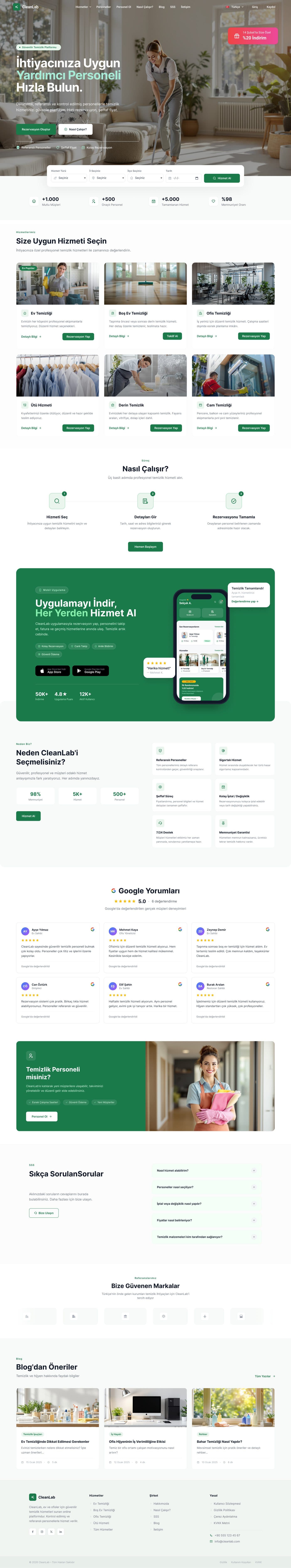 Clean Lab Web — 12