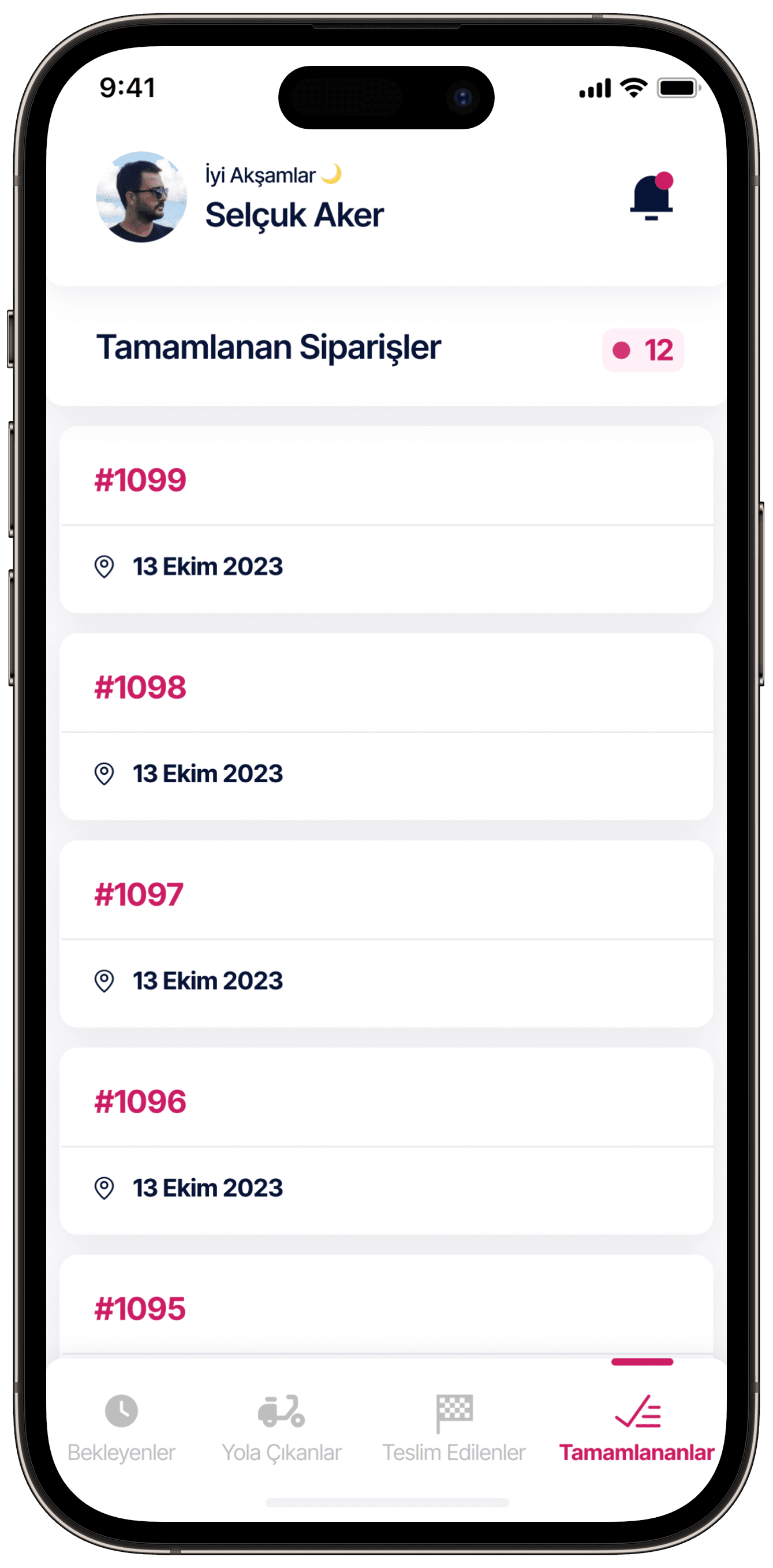 Courier App — 5