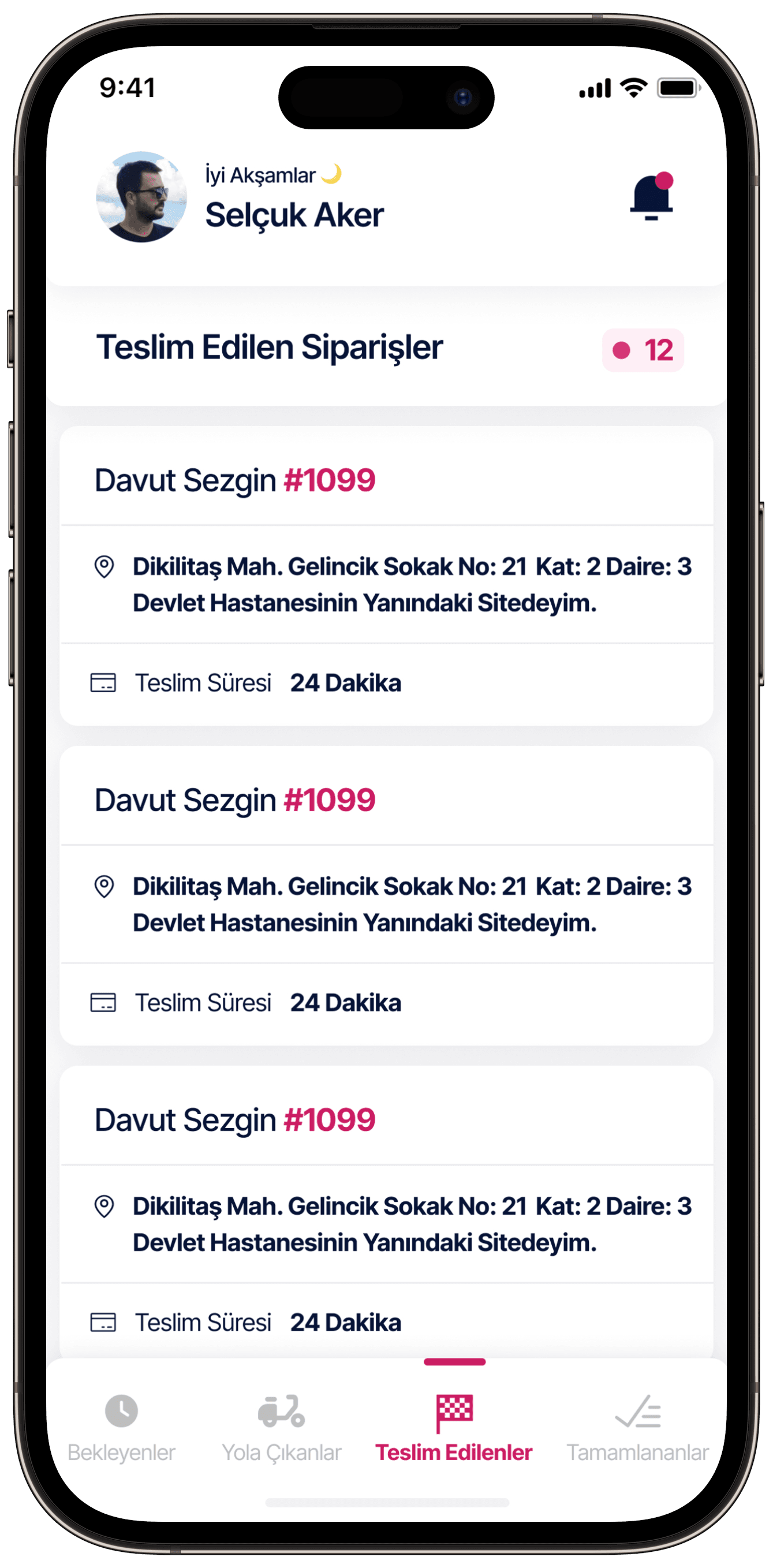 Courier App — 6