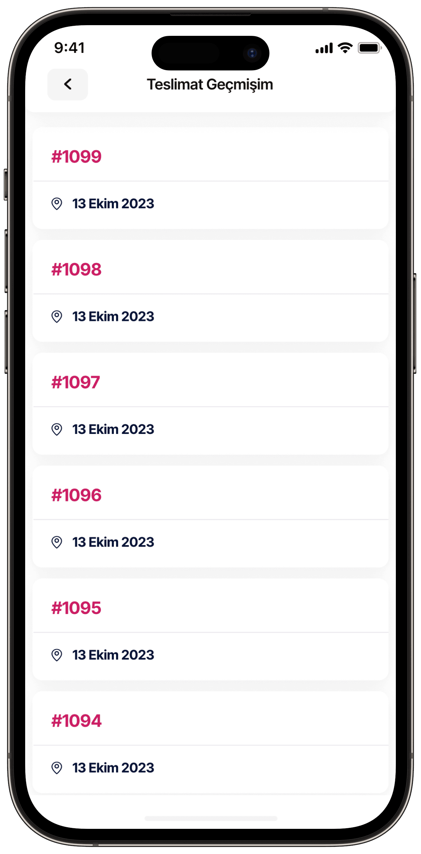 Courier App — 10