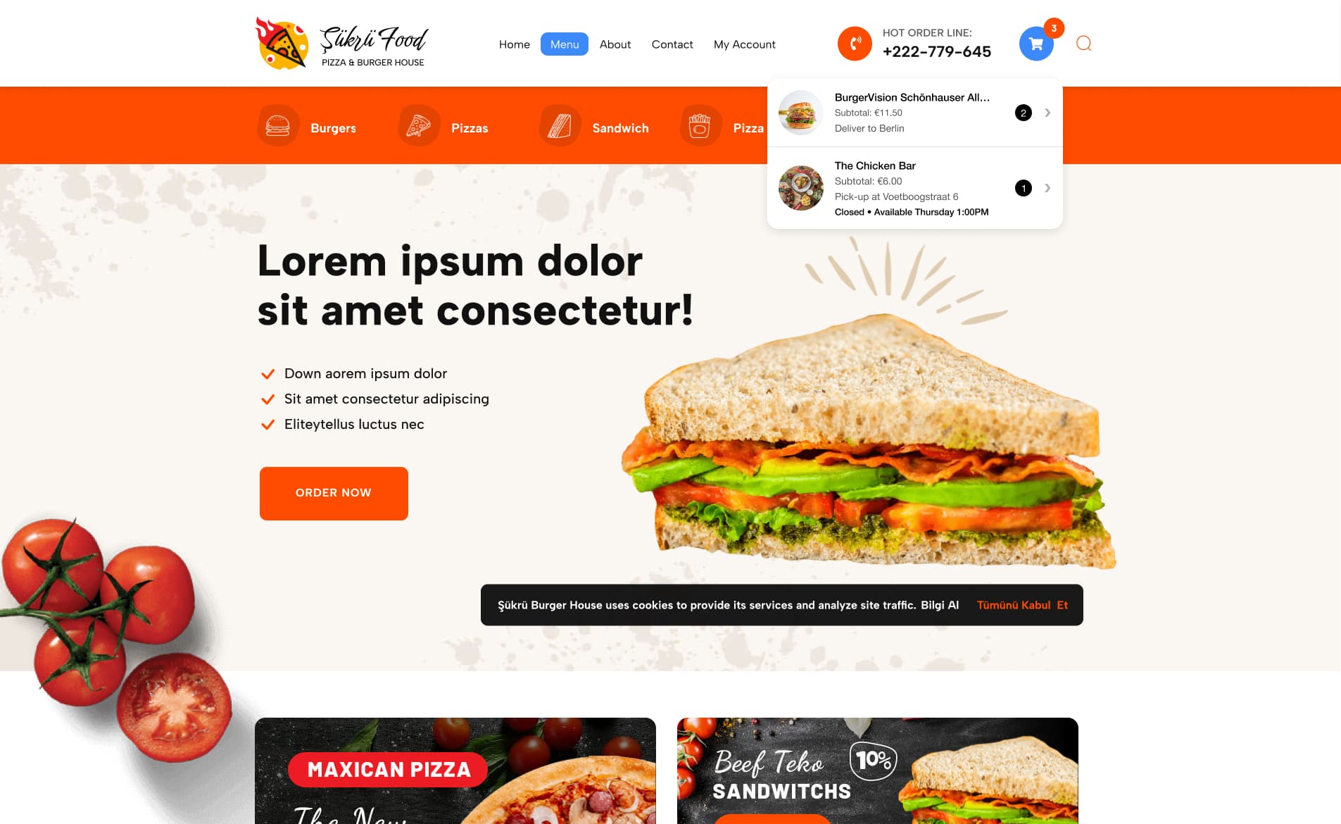 Food Order — 15