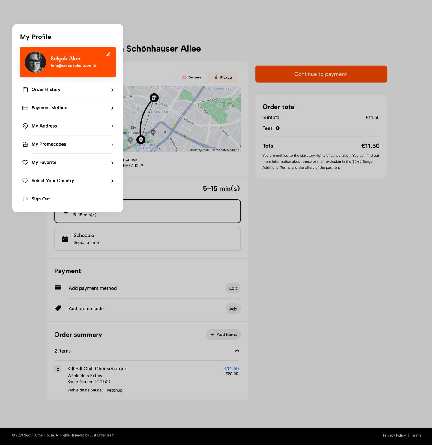 Food Order — project detail 17, Selçuk Aker