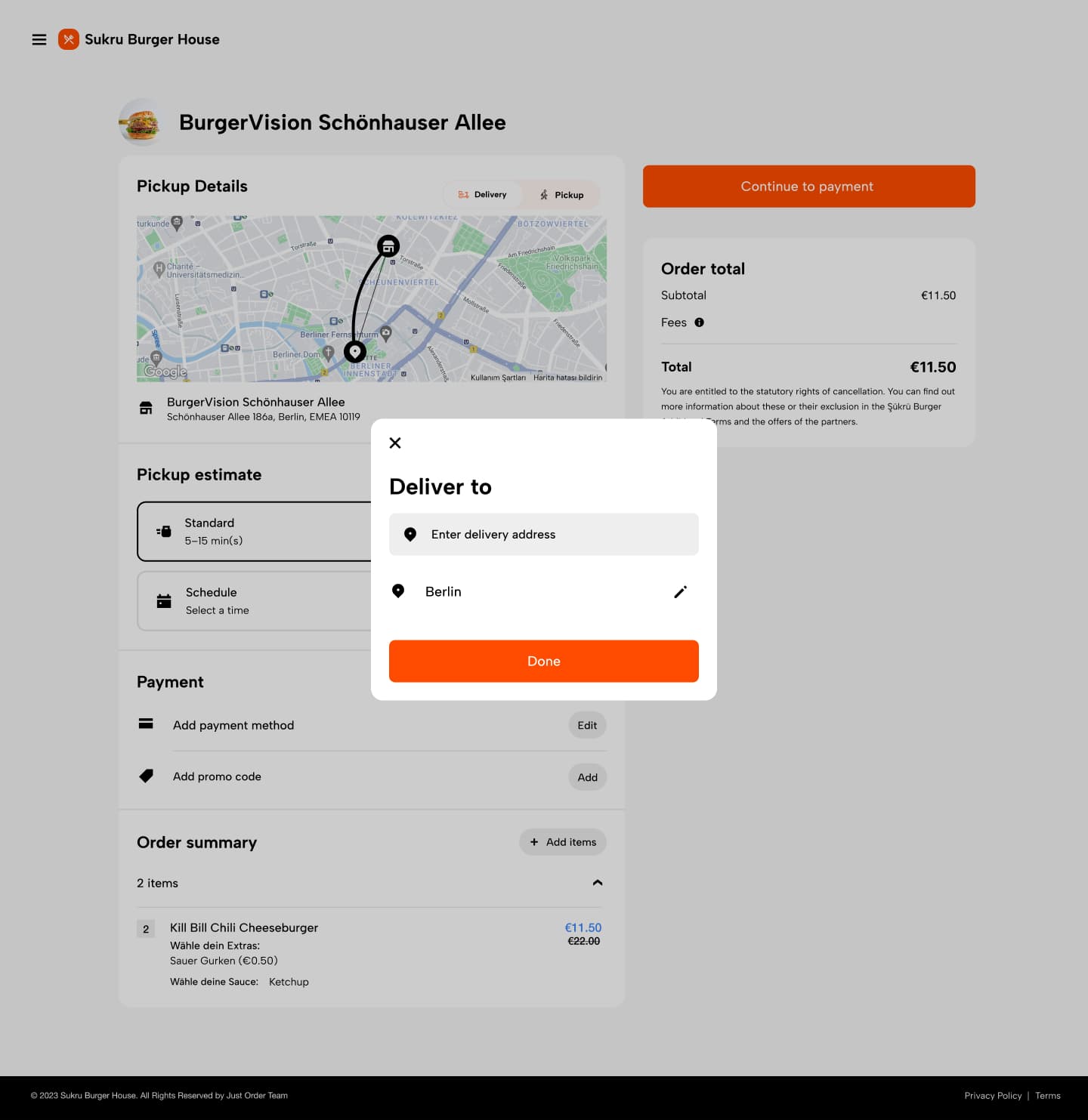 Food Order — project detail 20, Selçuk Aker