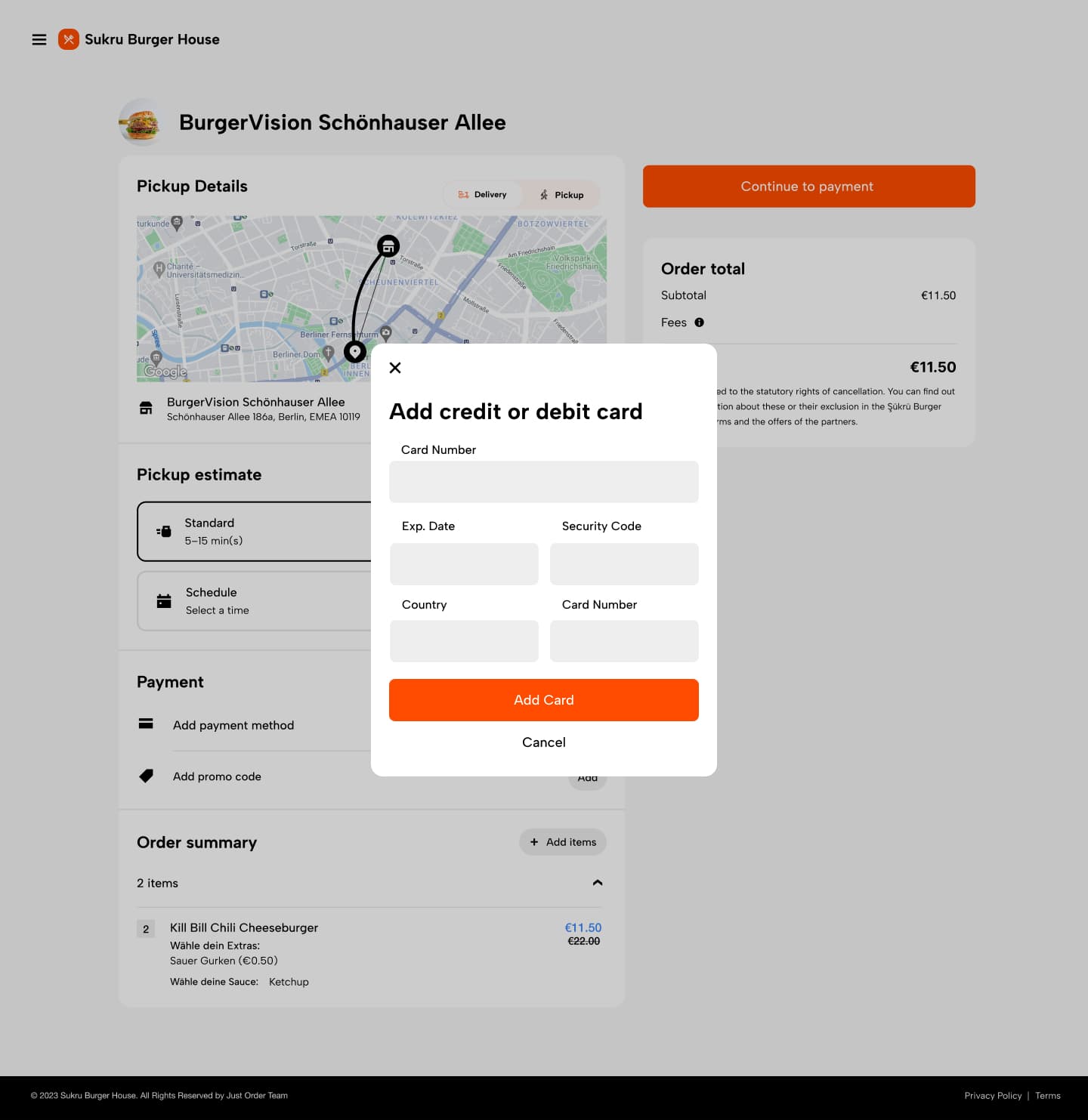 Food Order — project detail 22, Selçuk Aker