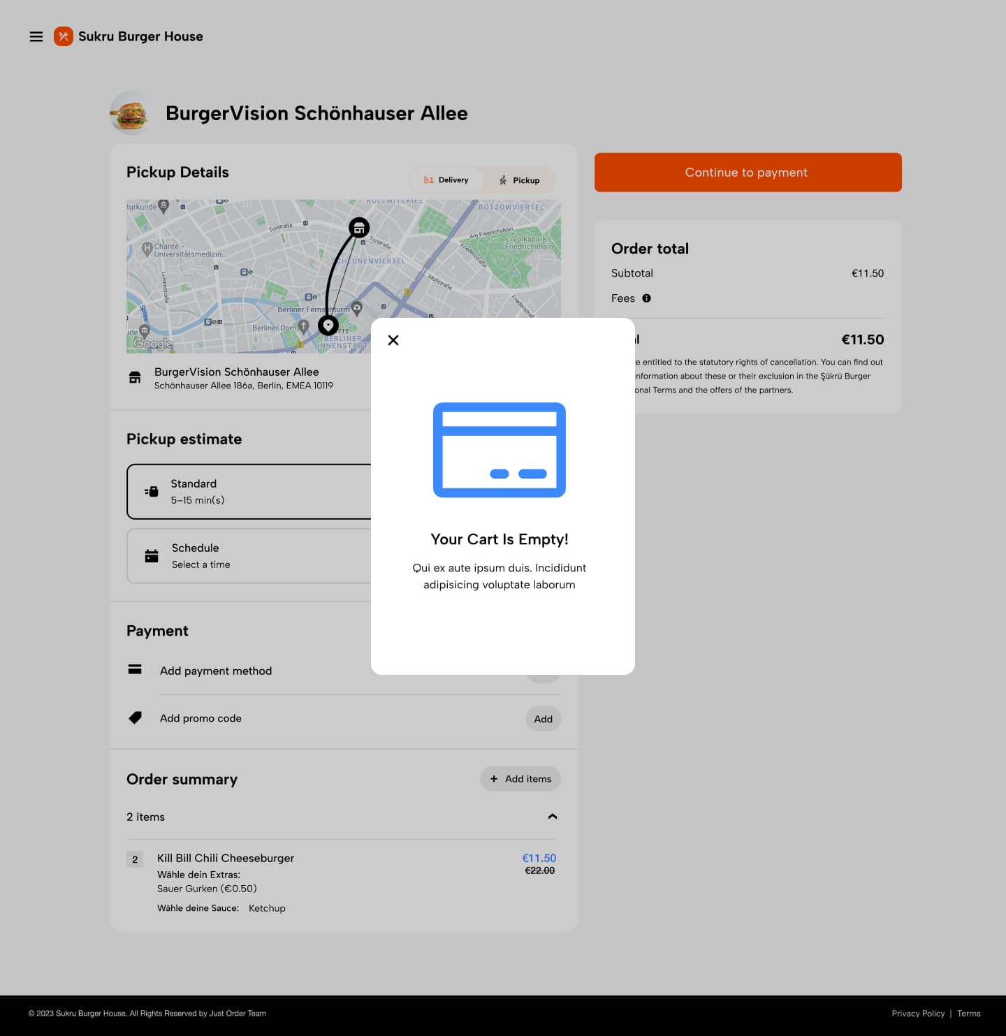 Food Order — project detail 26, Selçuk Aker