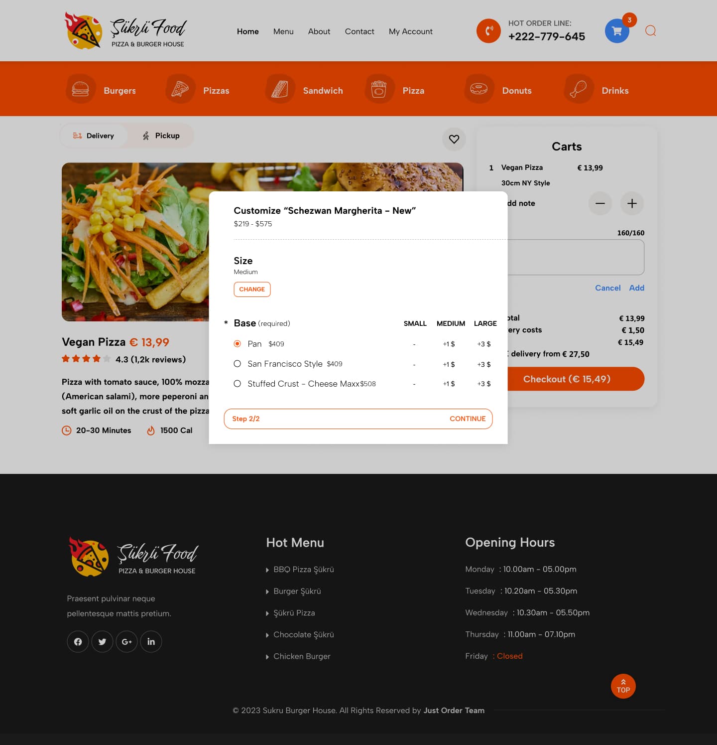 Food Order — project detail 32, Selçuk Aker