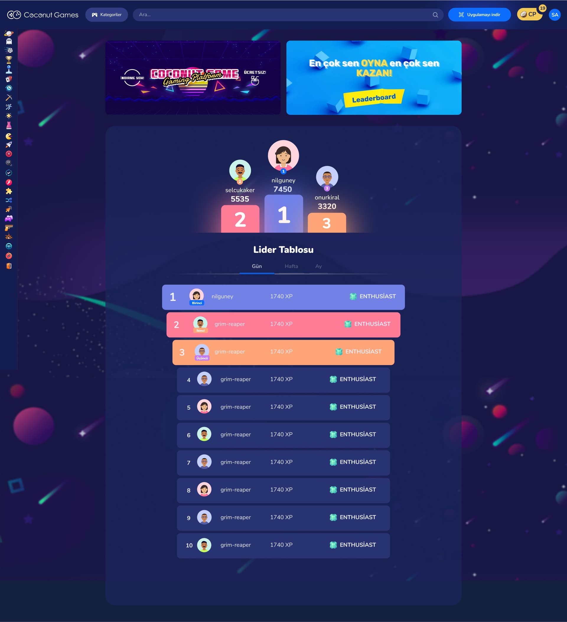 Game Community Website — 6