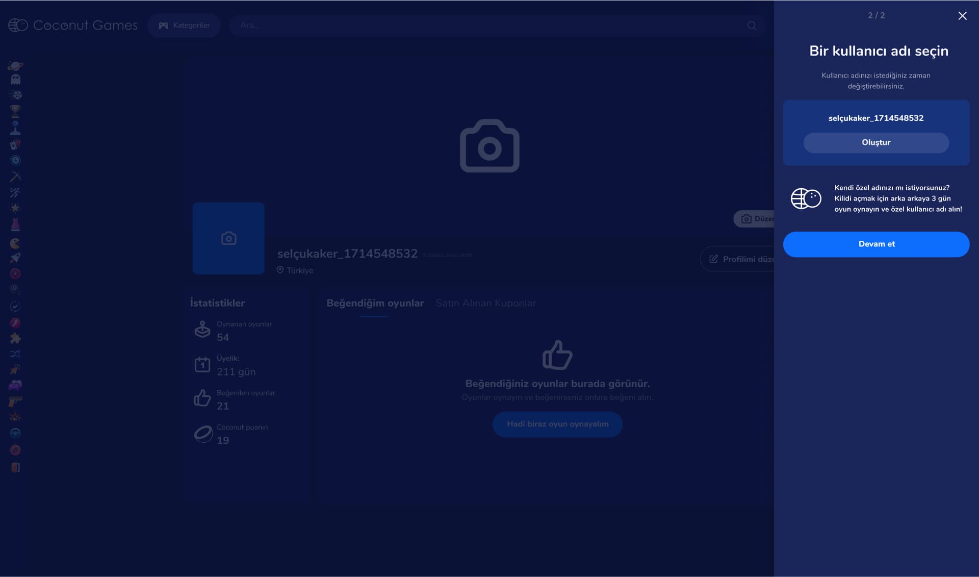 Game Community Website — 9