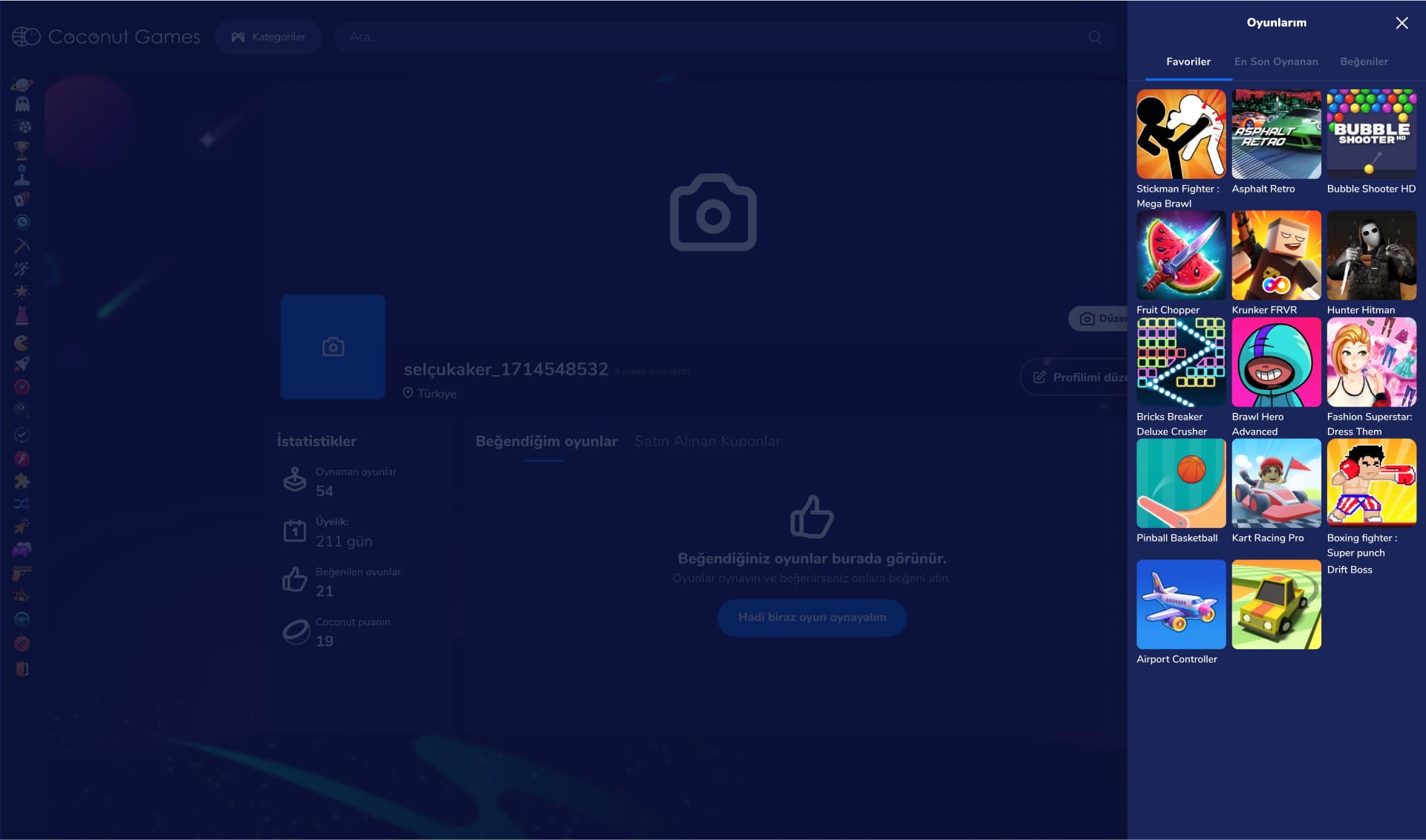 Game Community Website — 12