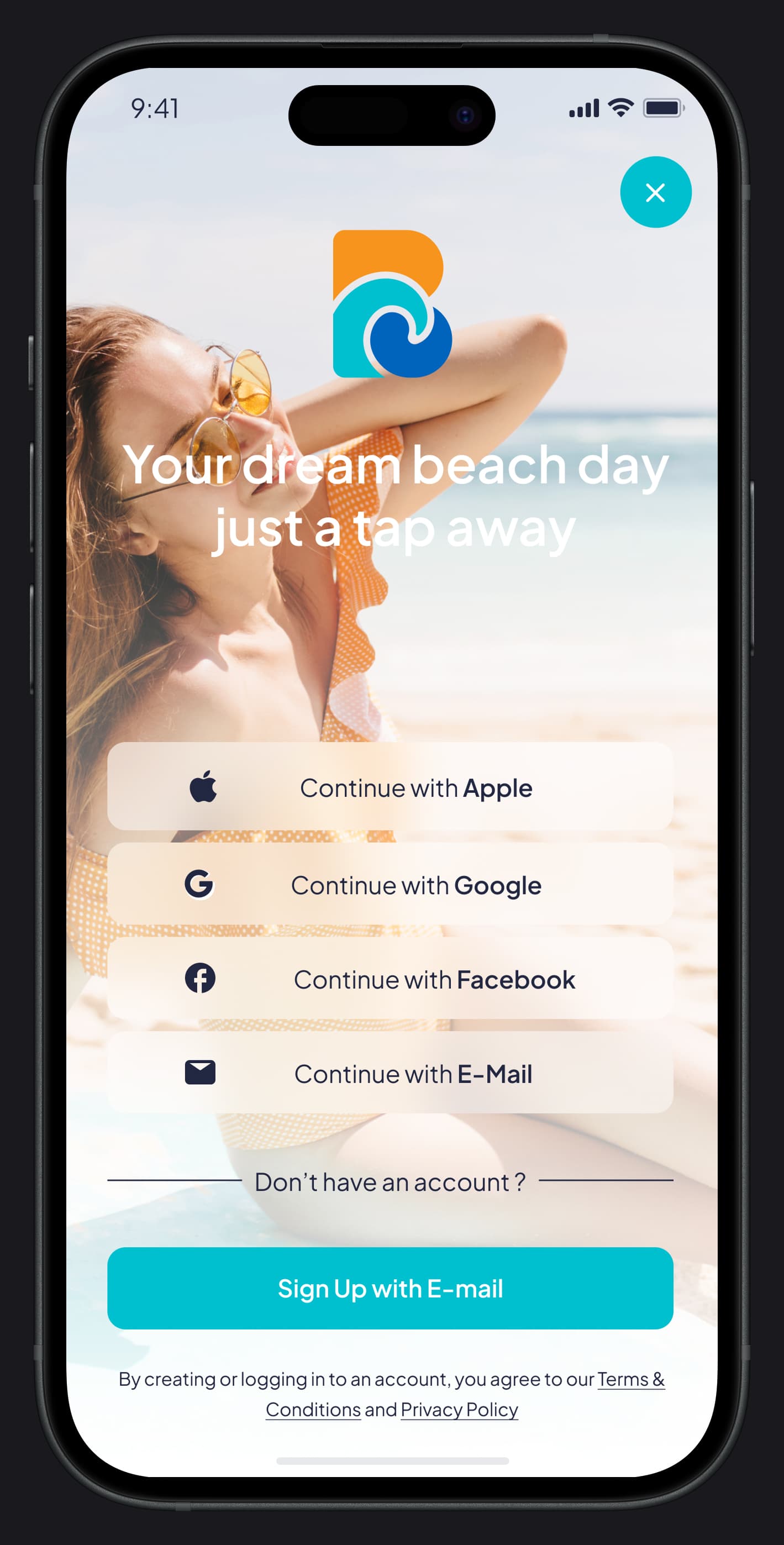 Go Beach Mobile App — 1
