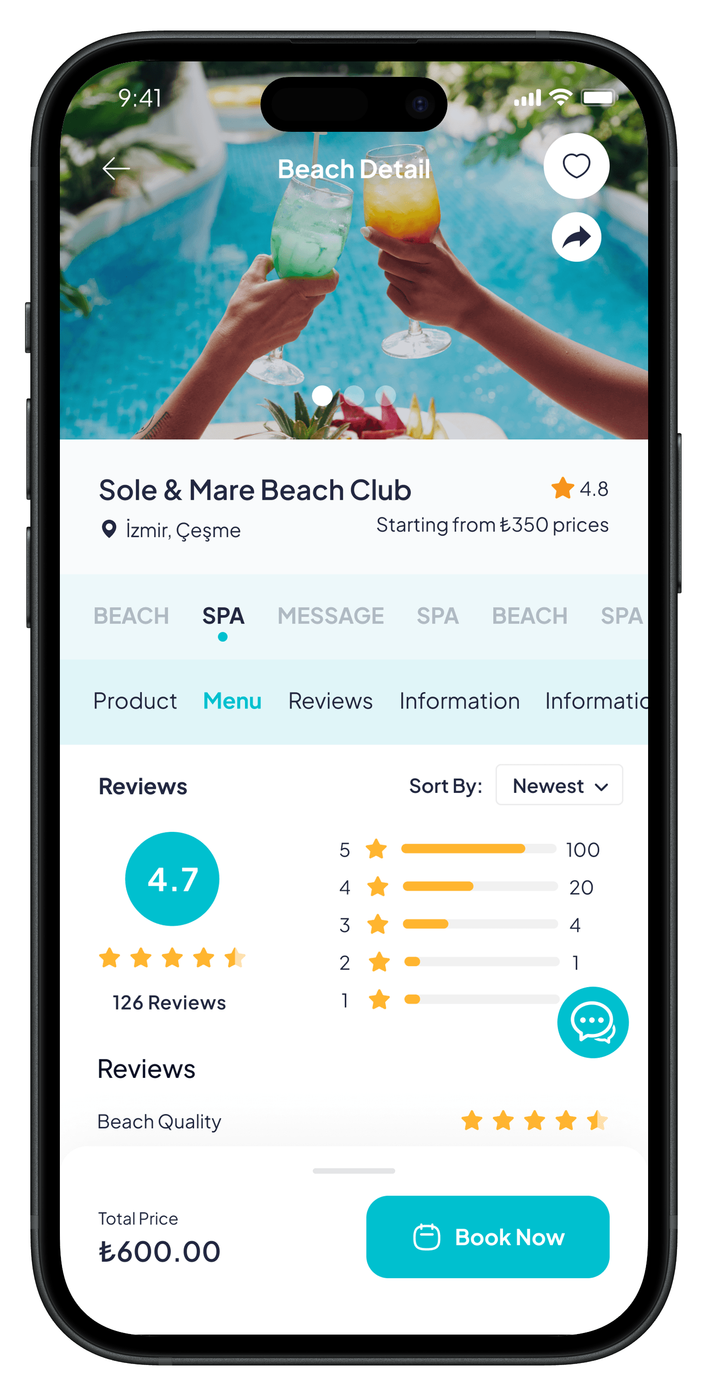 Go Beach Mobile App — 5