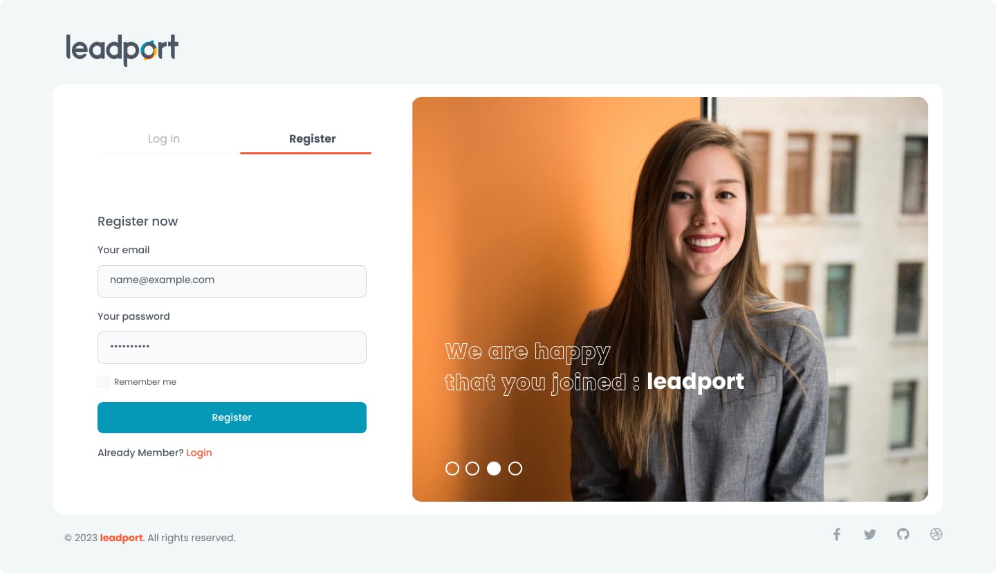 Leadport Customer App — 2