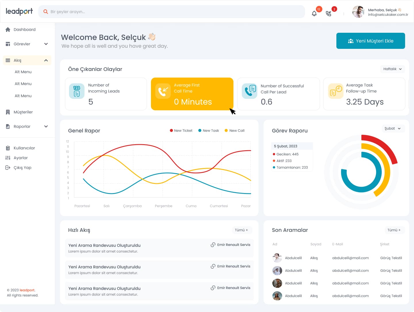 Leadport Customer App — 3
