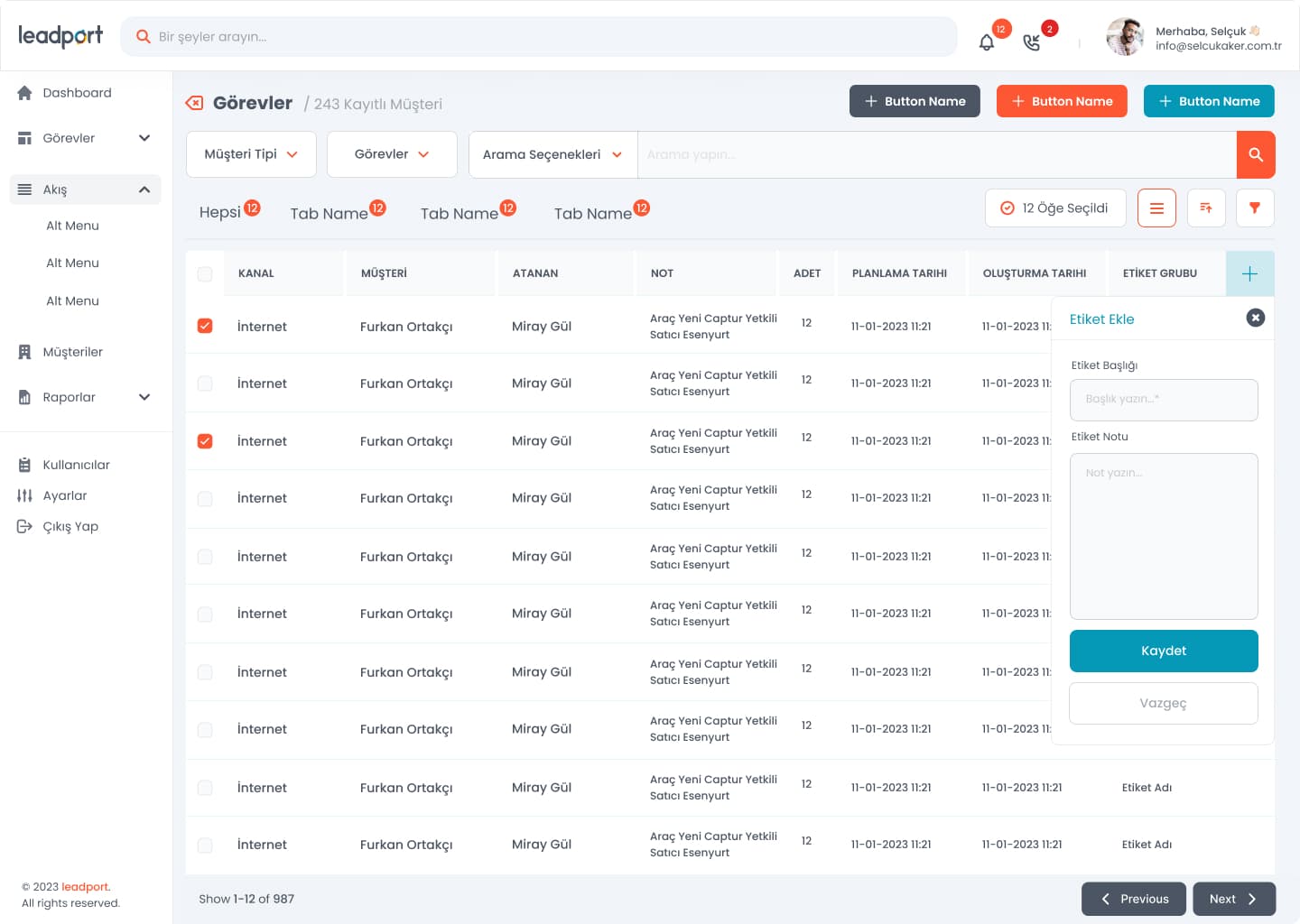 Leadport Customer App — 9