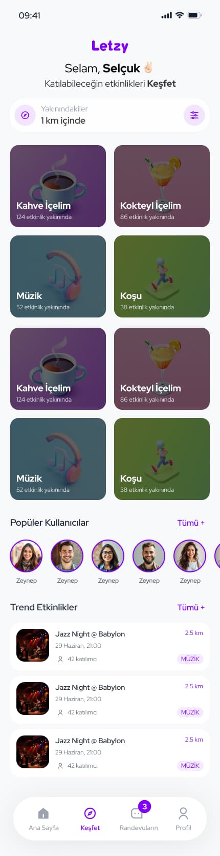 Letzy App — Mobil Uygulama tasarımı, detay 21, Selçuk Aker