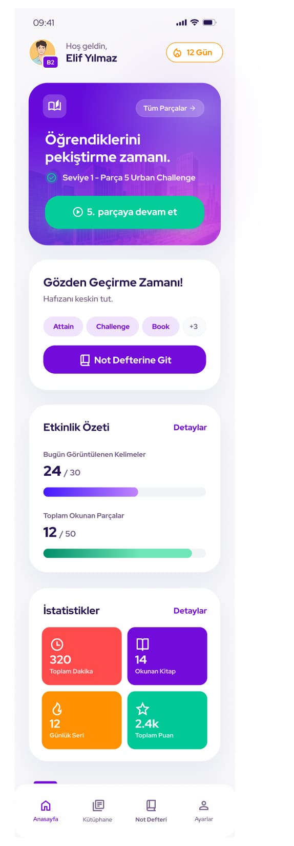 Lingoquest — Mobil Uygulama tasarımı, detay 2, Selçuk Aker