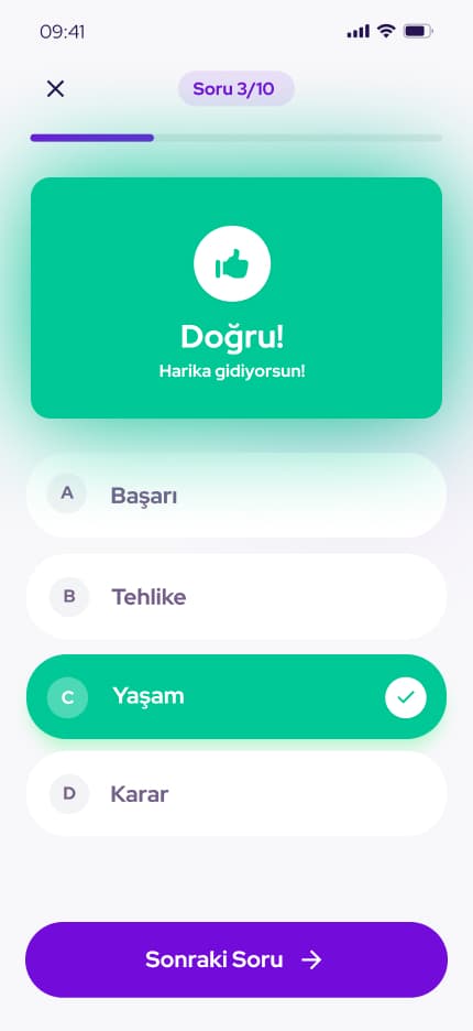 Lingoquest — Mobil Uygulama tasarımı, detay 7, Selçuk Aker