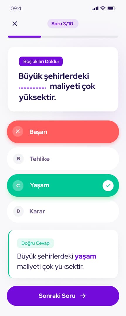 Lingoquest — Mobil Uygulama tasarımı, detay 40, Selçuk Aker