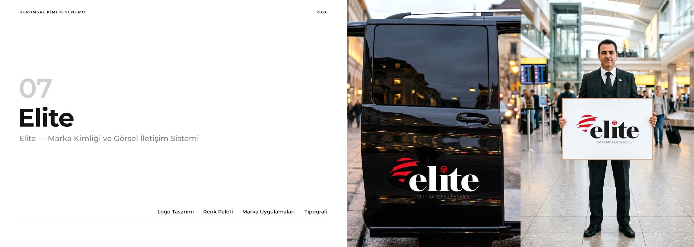 Elite VIP Transfer Service — Logo & Kimlik Tasarımı, görsel 1, Selçuk Aker