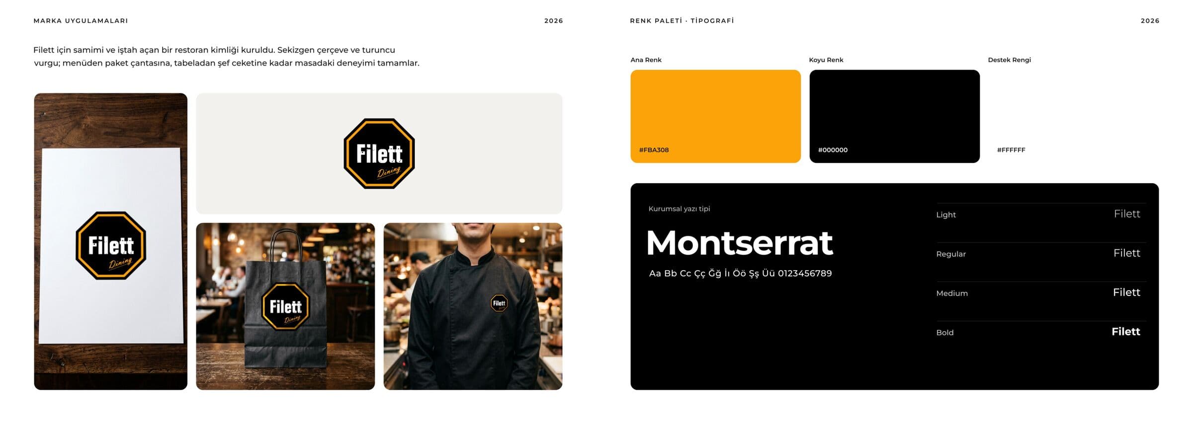 Filett Dining — Logo & Kimlik Tasarımı, görsel 2, Selçuk Aker