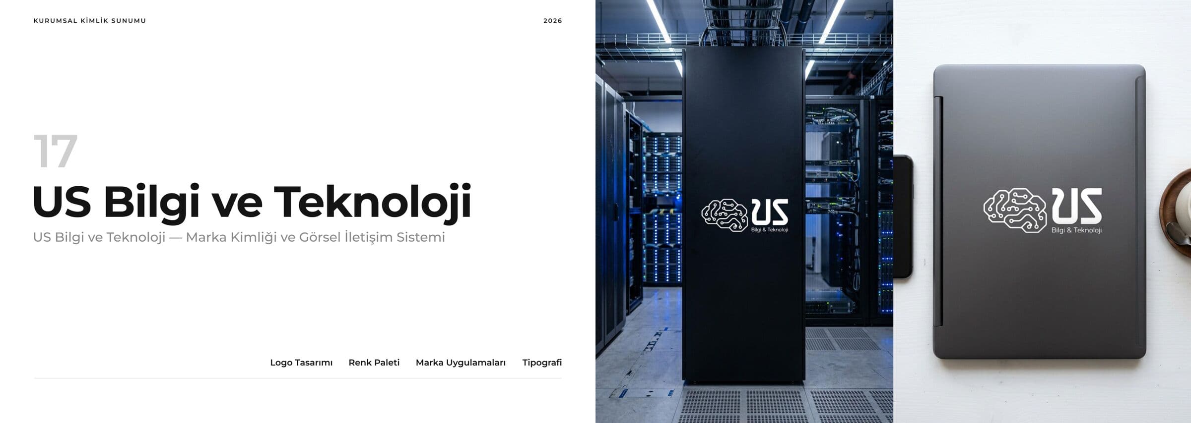 US Bilgi & Teknoloji — Logo & Kimlik Tasarımı, görsel 1, Selçuk Aker