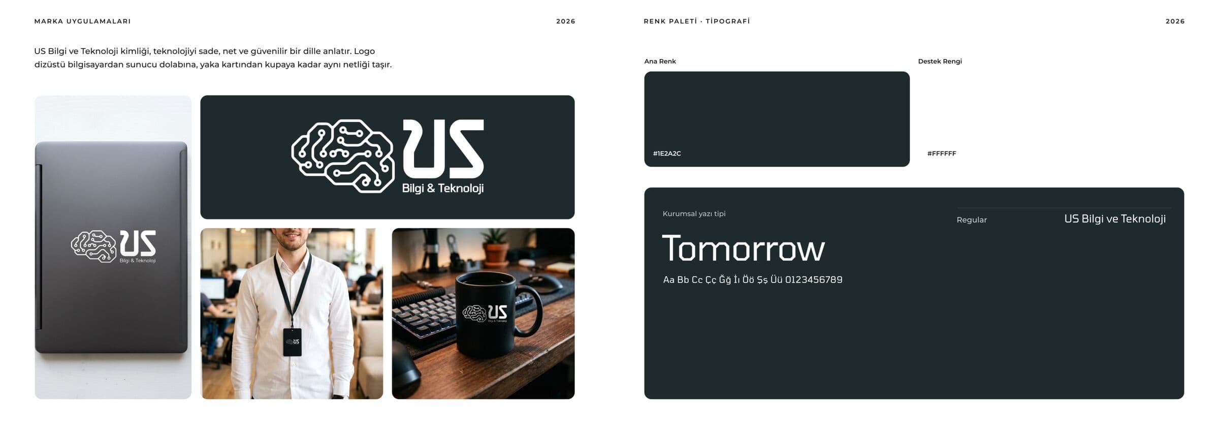 US Bilgi & Teknoloji — Logo & Kimlik Tasarımı, görsel 2, Selçuk Aker
